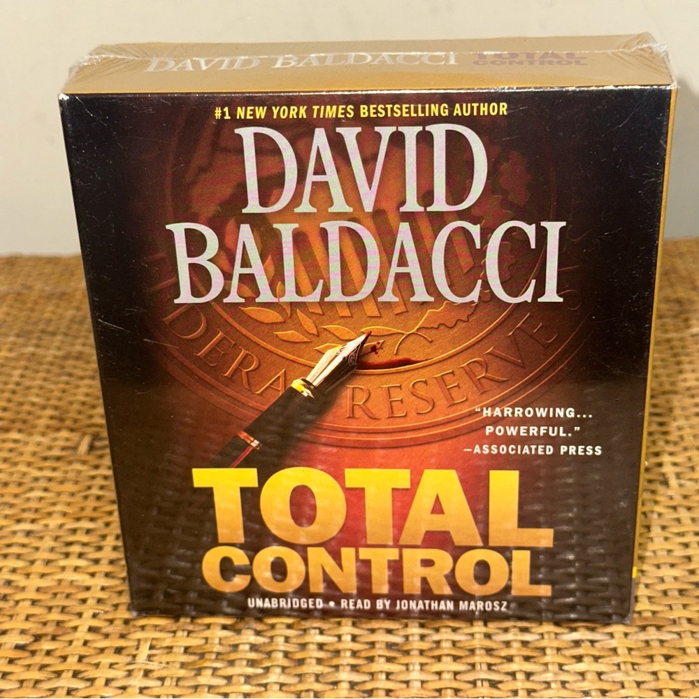 Total Control Audio CD Baldacci David and Marosz Jonathan Fiction Factory Seal